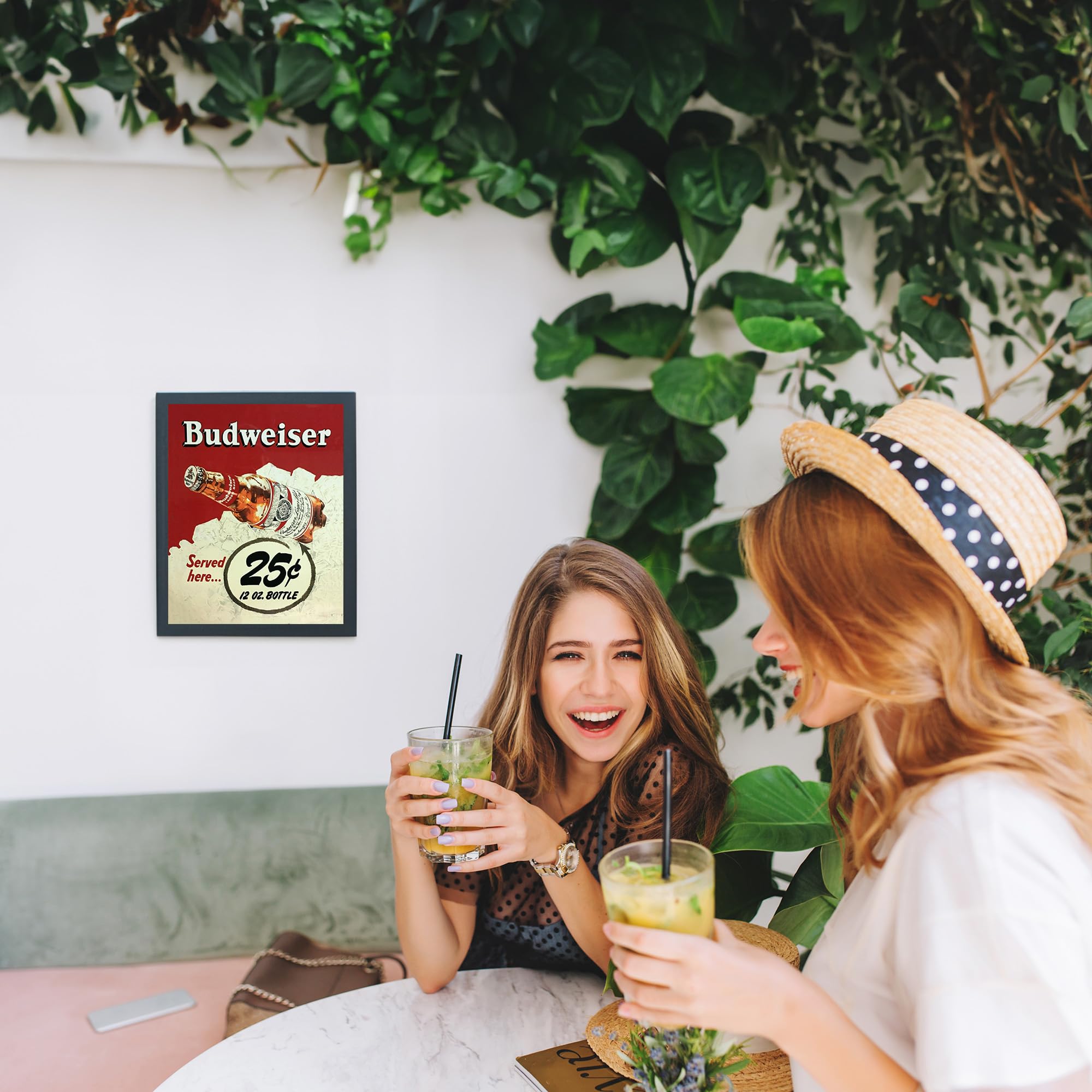 Amazon.com: AMERICAN LUXURY GIFTS Beer Served Here Vintage Bar